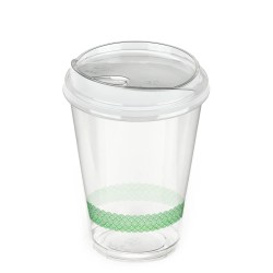 12oz Milkshake Cups & Sip Lids Combo