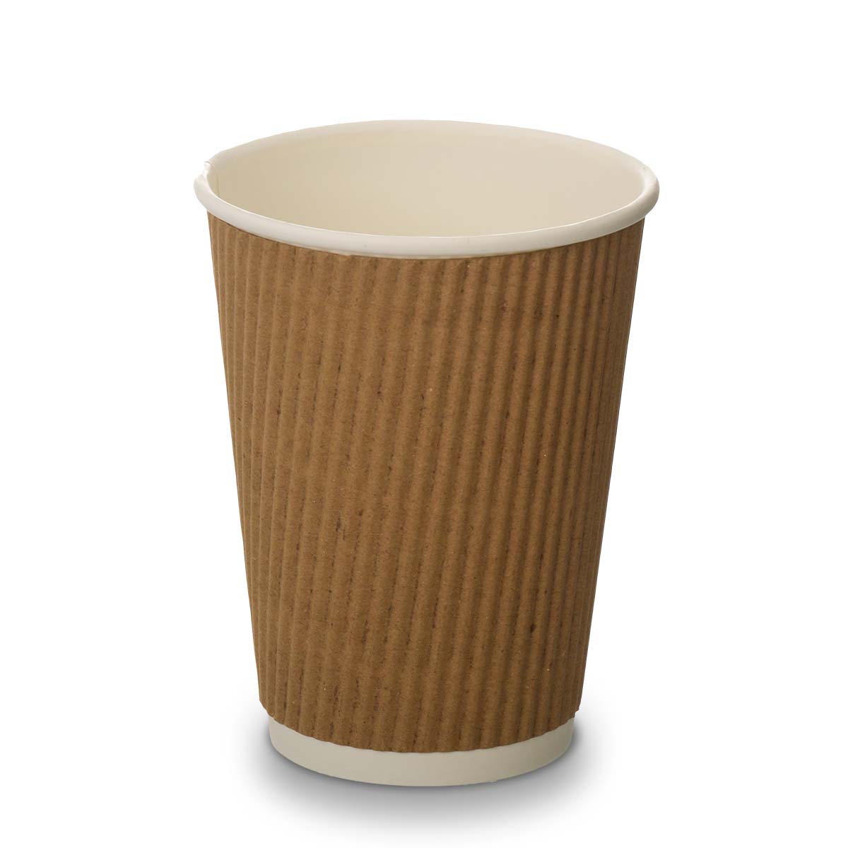 12oz Kraft Brown Ripple Cups (100)