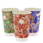 16oz Vegware Double Wall Christmas Cups