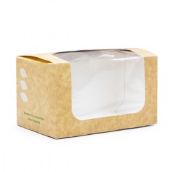 Vegware Compostable Bloomer Sandwich Kraft Carton (500)