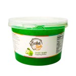 Boba Lish Green Apple Popping Boba Pearls for Bubble Tea 2.1kg