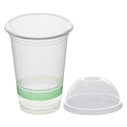 16oz Compostable Smoothie Cups (100)