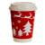 12oz Double Wall Cups - Festive Red Design (500)