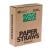 Paper Straws - Green & White Christmas Trees (250)