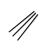 Vegware Highball Black Paper Straws 6mm - 250